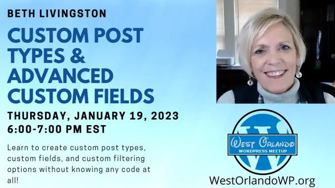 Beth Livingston – Custom Post Types and Advanced Custom Fields