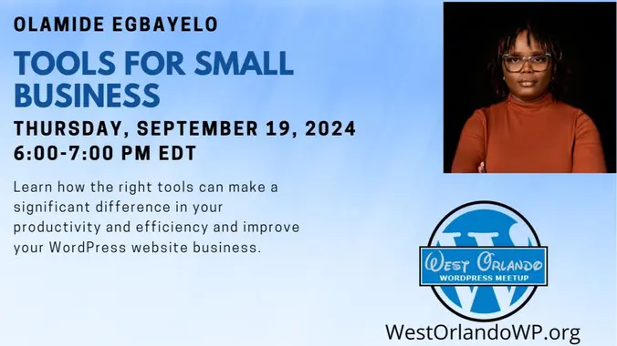 Olamide Egbayelo – Tools for Small Business