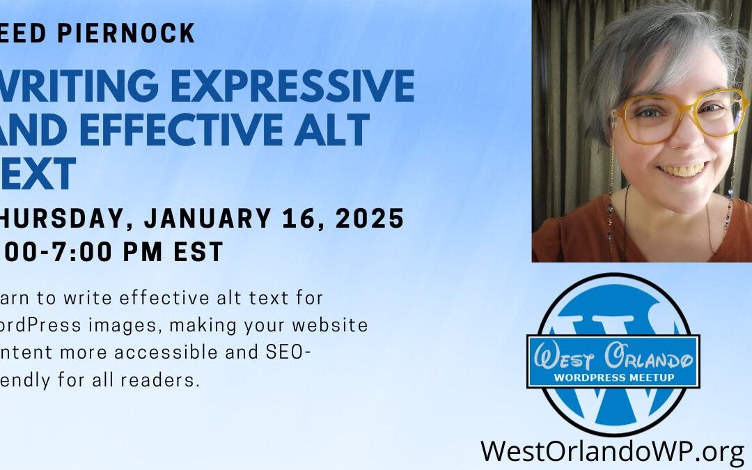 Reed Piernock – Writing Expressive and Effective ALT Text