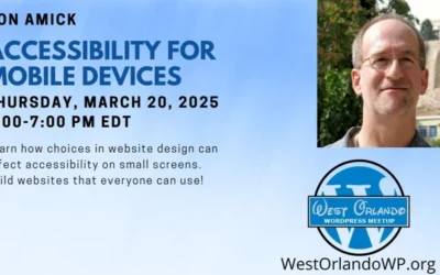 Ron Amick – Accessibility for Mobile Devices